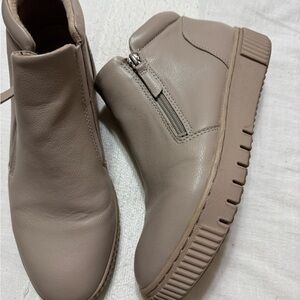 Taupe Ankle Boots by Soul